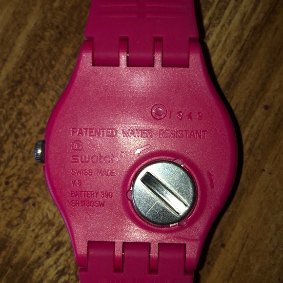 NITB Waterproof VINTAGE 1980s Swatch. Pink - Picture 4 of 5